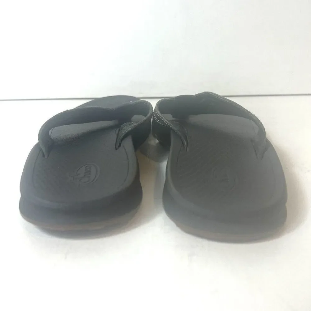 Chaco Classic Men's 8 Black Thong Summer Beach Sandals Slip On Casual Flip Flops